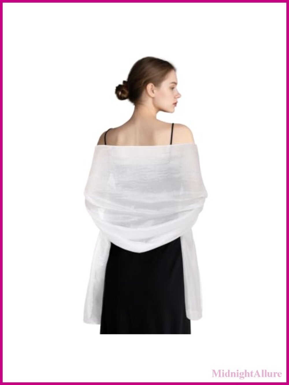 Women's Linen Pashmina Shawl Wrap Evening Dress Scarf One Size